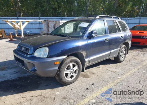 2004 Hyundai Santa Fe Gls/Lx z USA, uszkodzony, nr VIN KM8SC73E84U777987